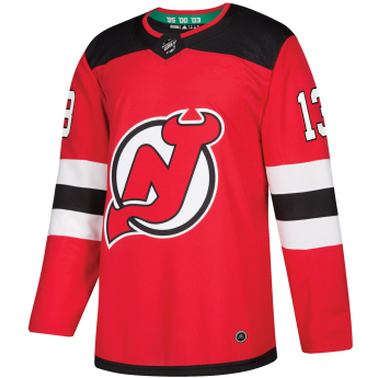 New Jersey Devils hokejowa koszulka meczowa #13 Nico Hischier adizero Home Authentic Player Pro