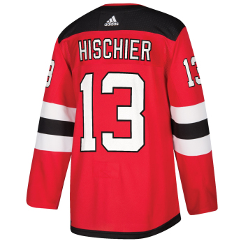 New Jersey Devils hokejowa koszulka meczowa #13 Nico Hischier adizero Home Authentic Player Pro