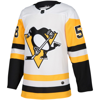 Pittsburgh Penguins hokejowa koszulka meczowa #58 Kris Letang adizero Away Authentic Player Pro