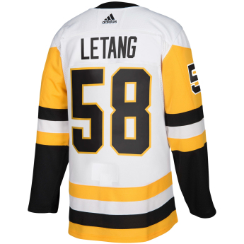 Pittsburgh Penguins hokejowa koszulka meczowa #58 Kris Letang adizero Away Authentic Player Pro