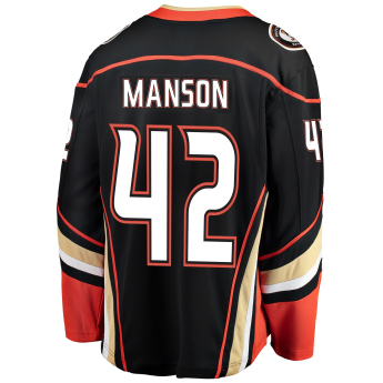 Anaheim Ducks hokejowa koszulka meczowa #42 Josh Manson Breakaway Home Jersey