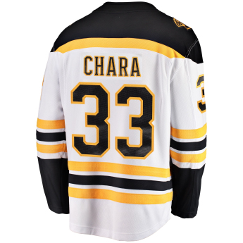 Boston Bruins hokejowa koszulka meczowa white #33 Zdeno Chara Breakaway Alternate Jersey