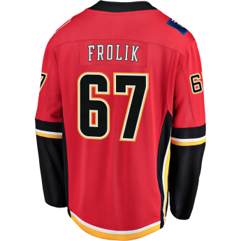 Calgary Flames hokejowa koszulka meczowa #67 Michael Frolik Breakaway Alternate Jersey