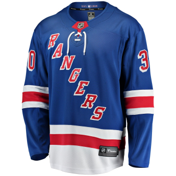 New York Rangers hokejowa koszulka meczowa blue #30 Henrik Lundqvist Breakaway Alternate Jersey