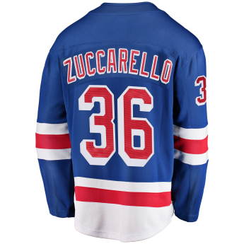 New York Rangers hokejowa koszulka meczowa blue #36 Mats Zuccarello Breakaway Alternate Jersey