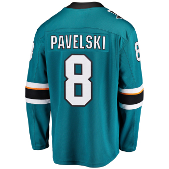 San Jose Sharks hokejowa koszulka meczowa green #8 Joe Pavelski Breakaway Alternate Jersey