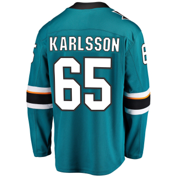 San Jose Sharks hokejowa koszulka meczowa #65 Erik Karlsson Breakaway Alternate Jersey