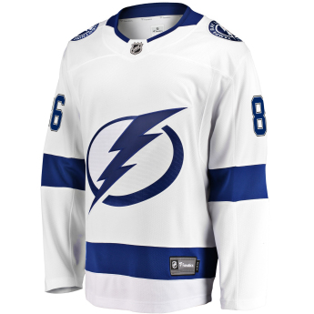 Tampa Bay Lightning hokejowa koszulka meczowa white #86 Nikita Kucherov Breakaway Alternate Jersey