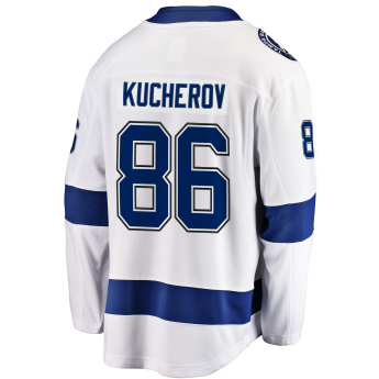 Tampa Bay Lightning hokejowa koszulka meczowa white #86 Nikita Kucherov Breakaway Alternate Jersey