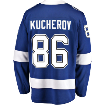 Tampa Bay Lightning hokejowa koszulka meczowa blue #86 Nikita Kucherov Breakaway Alternate Jersey