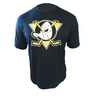 Anaheim Ducks koszulka męska black Core Logo Tee