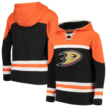 Anaheim Ducks dziecięca bluza z kapturem Asset Lace-Up Pullover Hoodie