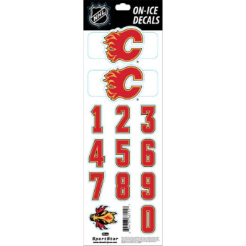 Calgary Flames naklejki na kask Decals