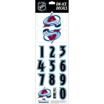 Colorado Avalanche naklejki na kask Decals