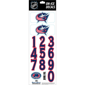 Columbus Blue Jackets naklejki na kask Decals