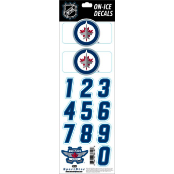 Winnipeg Jets naklejki na kask Decals