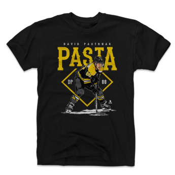 Boston Bruins koszulka męska David Pastrnak #88 Pasta WHT 500 Level