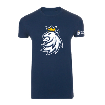 Reprezentacje hokejowe koszulka męska navy Czech Ice Hockey logo lion