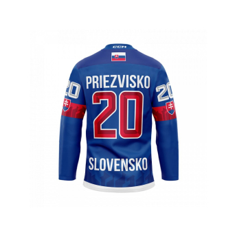 Reprezentacje hokejowe hokejowa koszulka meczowa blue Slovakia