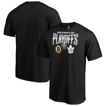 NHL produkty koszulka męska Boston Bruins vs. Toronto Maple Leafs 2019 Stanley Cup Playoffs Matchup Checking The Boards