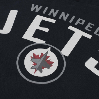 Winnipeg Jets męska bluza z kapturem Outrush 47 Headline Pullover Hood