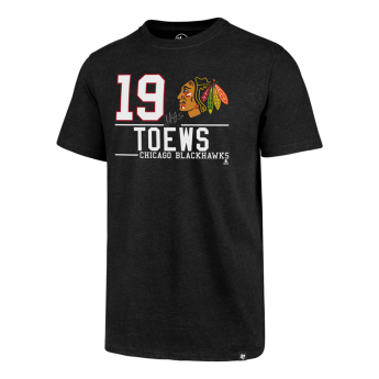 Chicago Blackhawks koszulka męska Jonathan Toews #19 Player Name 47 Club Tee