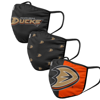 Anaheim Ducks maseczki Foco set of 3 pieces