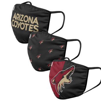 Arizona Coyotes maseczki Foco set of 3 pieces