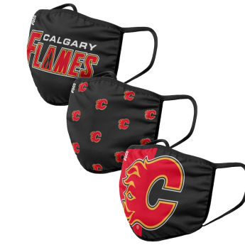 Calgary Flames maseczki Foco set of 3 pieces