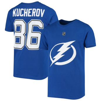 Tampa Bay Lightning koszulka dziecięca Nikita Kucherov #86 Name Number