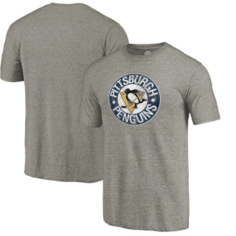 Pittsburgh Penguins koszulka męska Throwback Logo 1968-1969 Tri-Blend