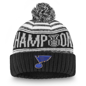 St. Louis Blues czapka zimowa Stanley Cup Champions 2019 Cuff Pom