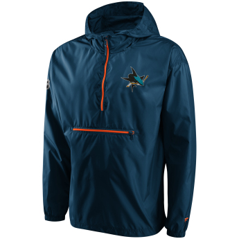 San Jose Sharks męska kurtka z kapturem Iconic Back To Basics Lightweight