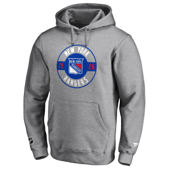 New York Rangers męska bluza z kapturem Iconic Circle Start Graphic