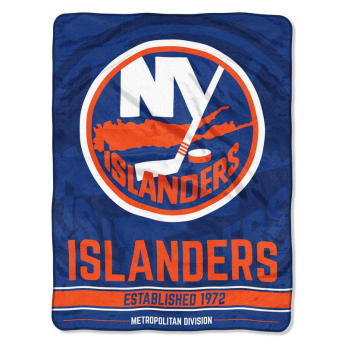 New York Islanders koc Plush Micro Throw Logo