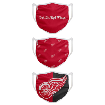 Detroit Red Wings maseczki Foco set of 3 pieces EU