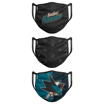 San Jose Sharks maseczki Foco set of 3 pieces EU