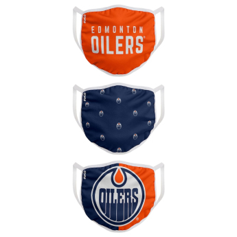 Edmonton Oilers maseczki Foco set of 3 pieces EU