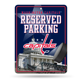 Washington Capitals tablica na ścianę Auto Reserved Parking