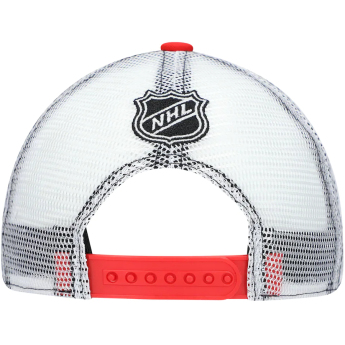 Detroit Red Wings dziecięca czapka baseballowa Core Lockup Trucker Snapback Hat - Red