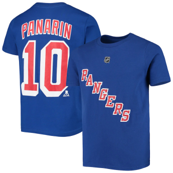 New York Rangers koszulka dziecięca Artemi Panarin #10 Player Name & Number