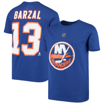 New York Islanders koszulka dziecięca Mathew Barzal #13 Player Name & Number T-Shirt - Royal