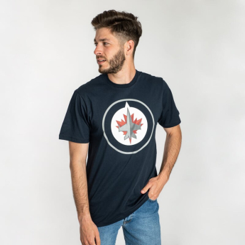 Winnipeg Jets koszulka męska Imprint Echo Tee navy