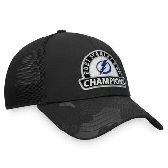 Tampa Bay Lightning czapka baseballówka 2021 Stanley Cup Champions Locker Room Adjustable Trucker