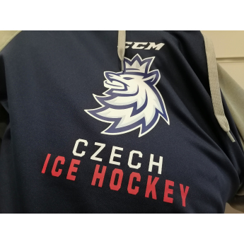Reprezentacje hokejowe męska bluza z kapturem Czech Republic Logo Lev CCM Pullover Hood Klokanka