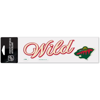 Minnesota Wild naklejka Logo text decal