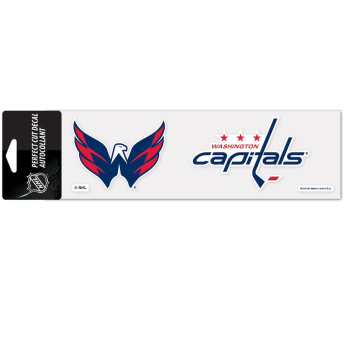 Washington Capitals naklejka logo text decal