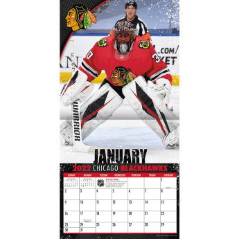 Chicago Blackhawks kalendarz 2022 wall calendar