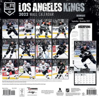 Los Angeles Kings kalendarz 2022 wall calendar