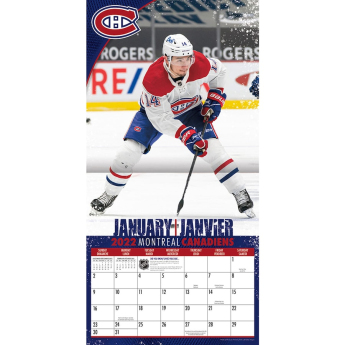 Montreal Canadiens kalendarz 2022 wall calendar